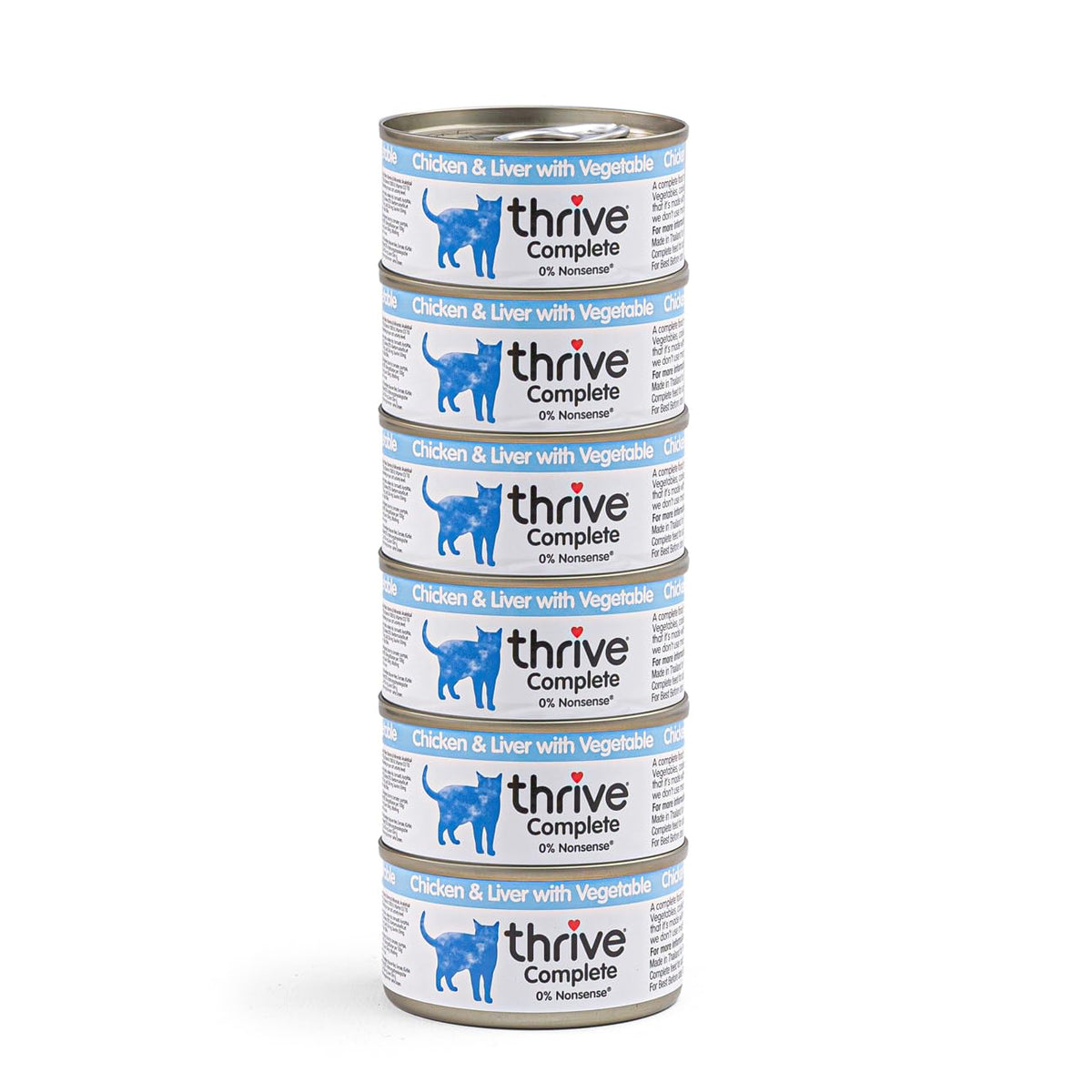 Thrive Complete Chicken Breast Wet Cat Food – Adult & Senior – 6 x 75g Cans