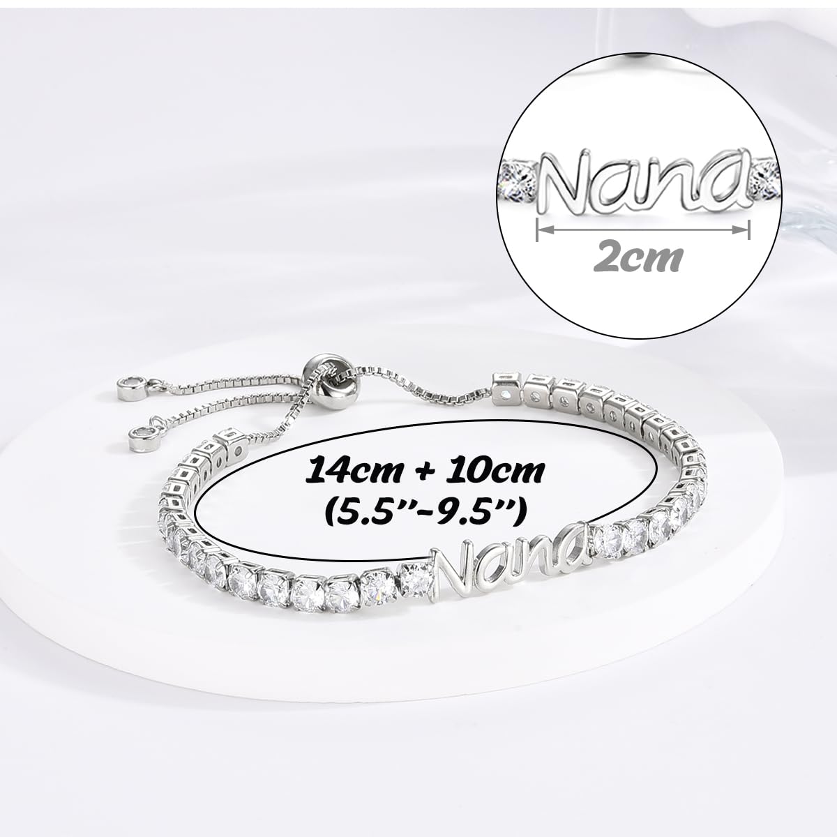 Birthday Gifts for Women Girls, Sparkling Cubic Zirconia Tennis Bracelet Gifts, Christmas Mothers Day Graduation Presents for Her