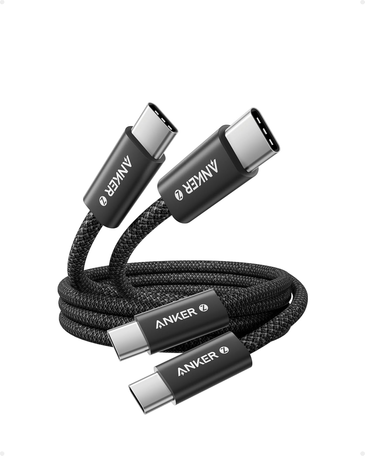 Anker 240W Zolo USB C to USB C Cable (2Pack,1.8m), USB C Charger Cable