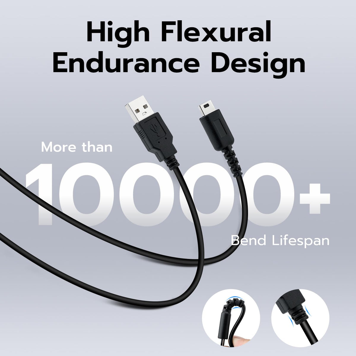Mcbazel 1.2m Charging Cable for Nintendo DS Lite Only, Play and Charge Lead