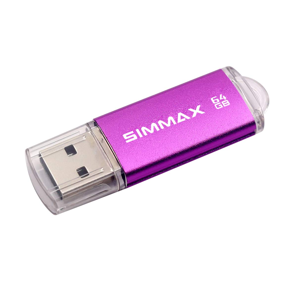 SIMMAX 32GB Memory Stick USB 2.0 Flash Drives Swivel Thumb Drive Pen Drive (32GB Purple)