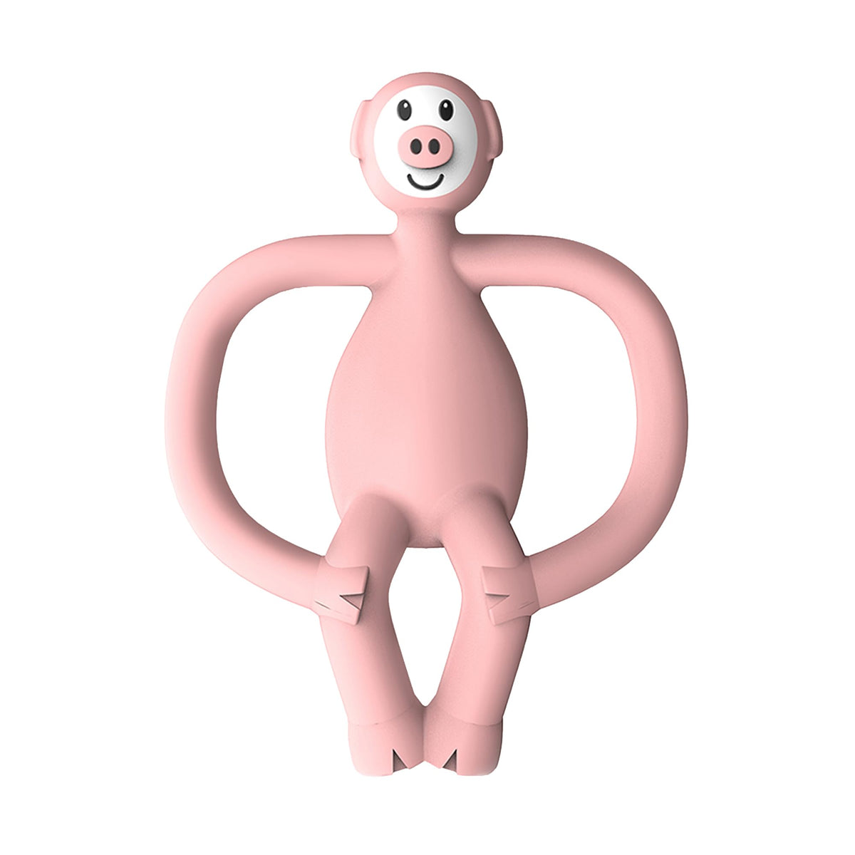 Matchstick Monkey, Antimicrobial Silicone Teether & Gel Applicator, Easy To Grip, BPA Free, 3 Months Old+, 11 cm, Gigi Giraffe, Pack of 1