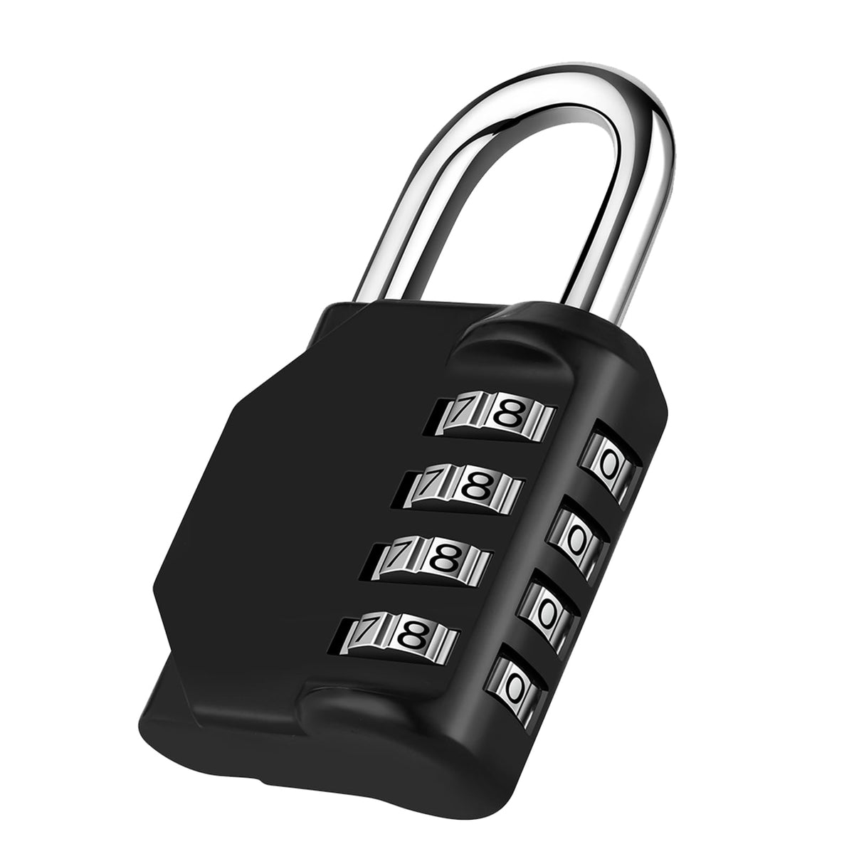 NAGE Padlocks with Code, Combination Lock 4 Digit Gym Locker (1P, Red)