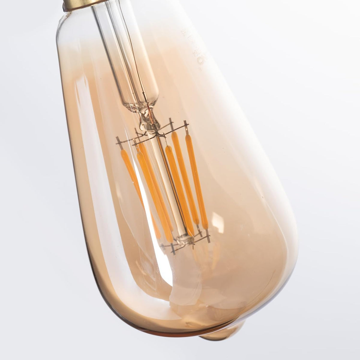 DiCUNO Vintage Light Bulb E27 Edison Screw Bulb, 6W, Warm White 2200K, 6Pcs