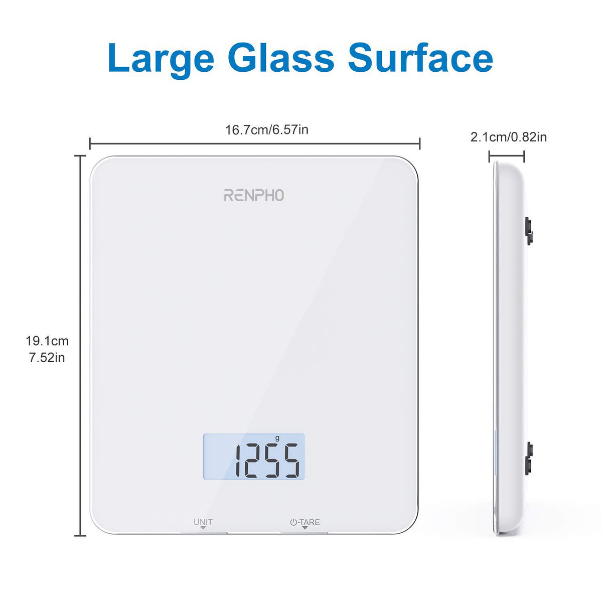 RENPHO Weighing Scales for Body Weight, High Precision, LED Display,Core 1S