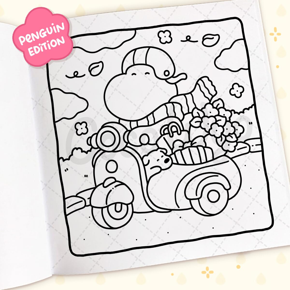 Cozy Friends: A relaxing cosy colouring book, from the bestselling author (Coco Wyo)
