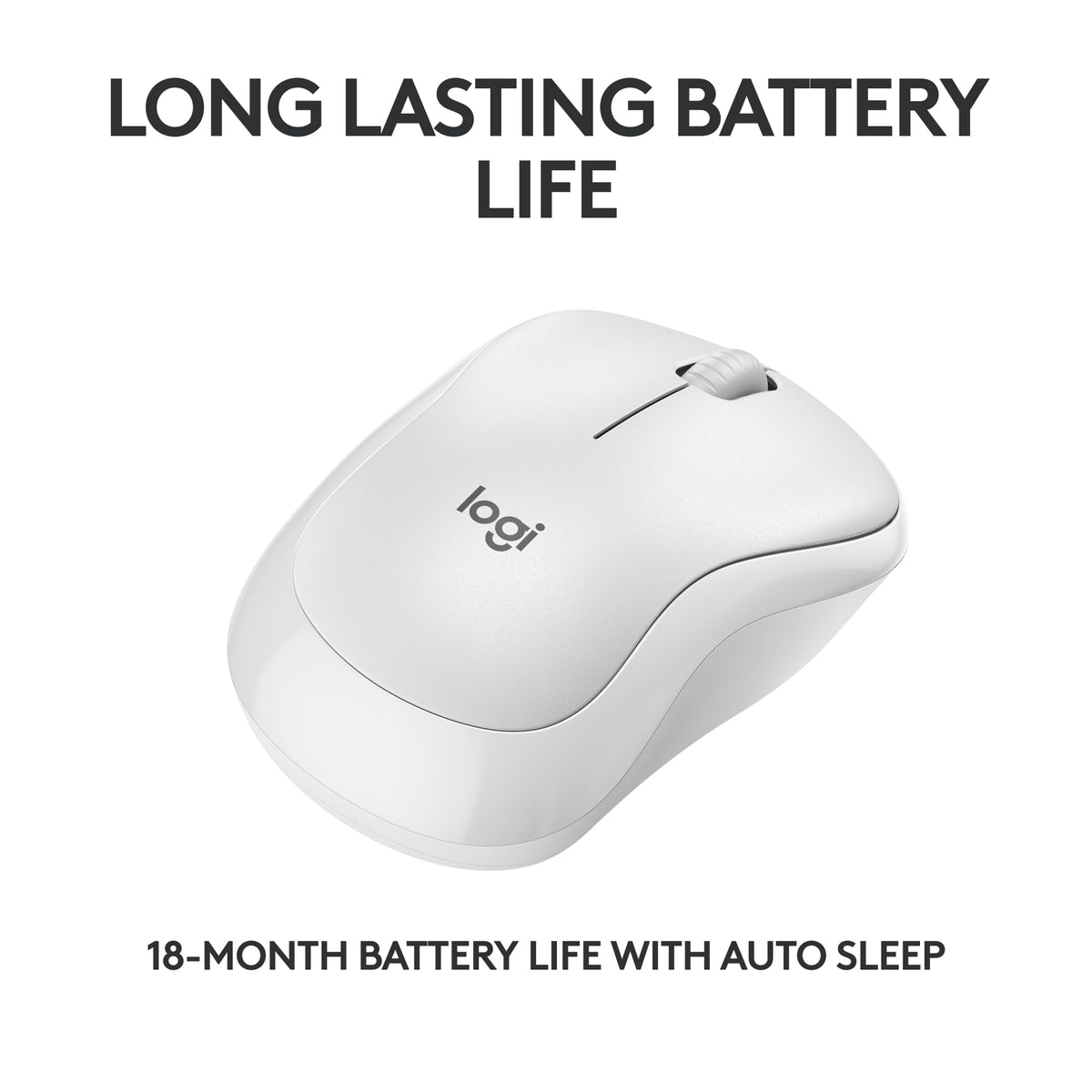 Logitech M240 Silent Bluetooth Mouse, Wireless, Compact