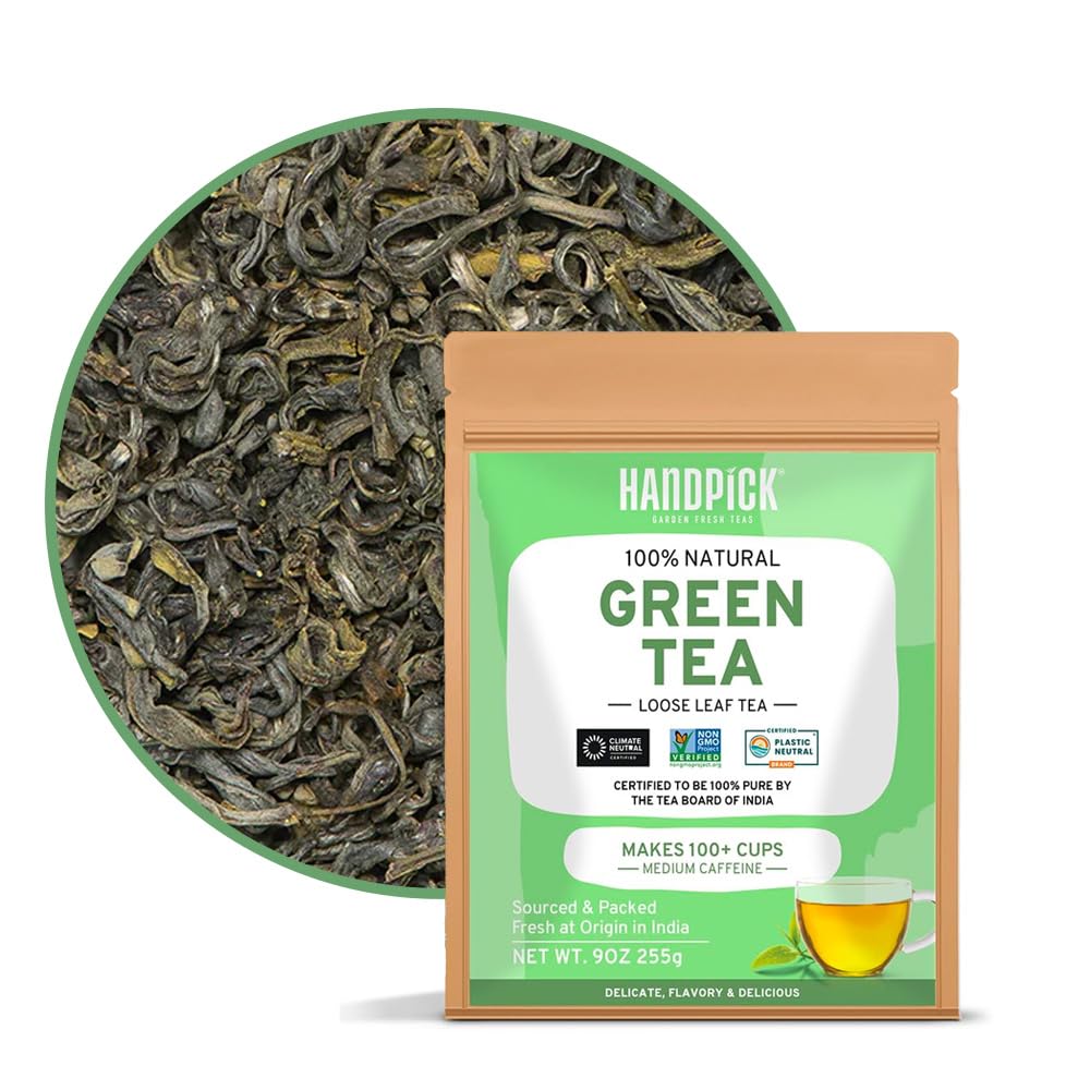 HANDPICK, Spearmint Tea Bags (100 Count), Spearmint Leaf Tea Bags