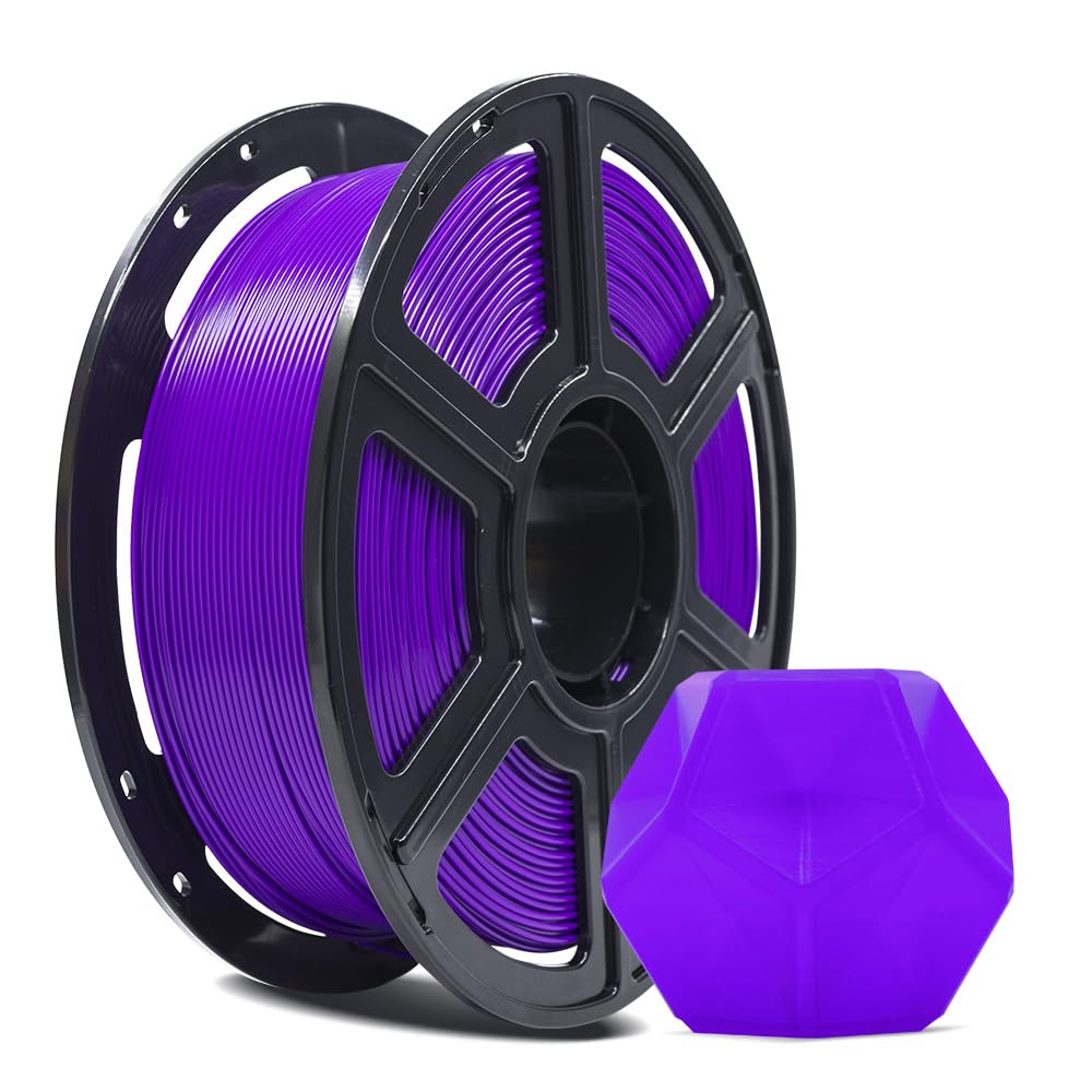 FLASHFORGE 3D Printer Filament, PLA PRO Filament 1.75mm, 1KG Spool (2.2lbs), Dimensional Accuracy +/- 0.02mm for FDM 3D Printers, Better Tenacity & No Knotting (White)
