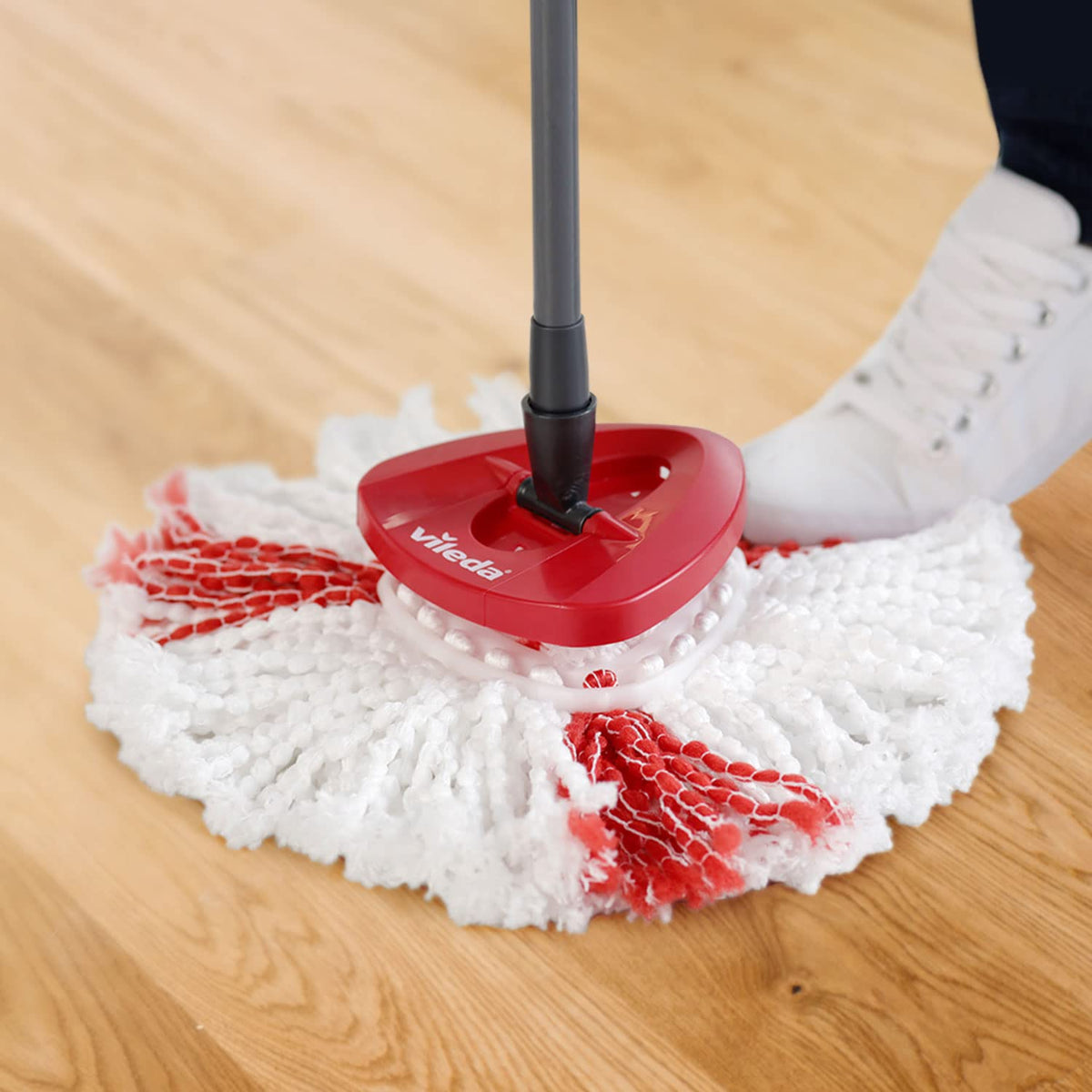 Vileda Turbo 2in1 Spin Mop & Bucket Set with Foot Pedal and Extra Refill