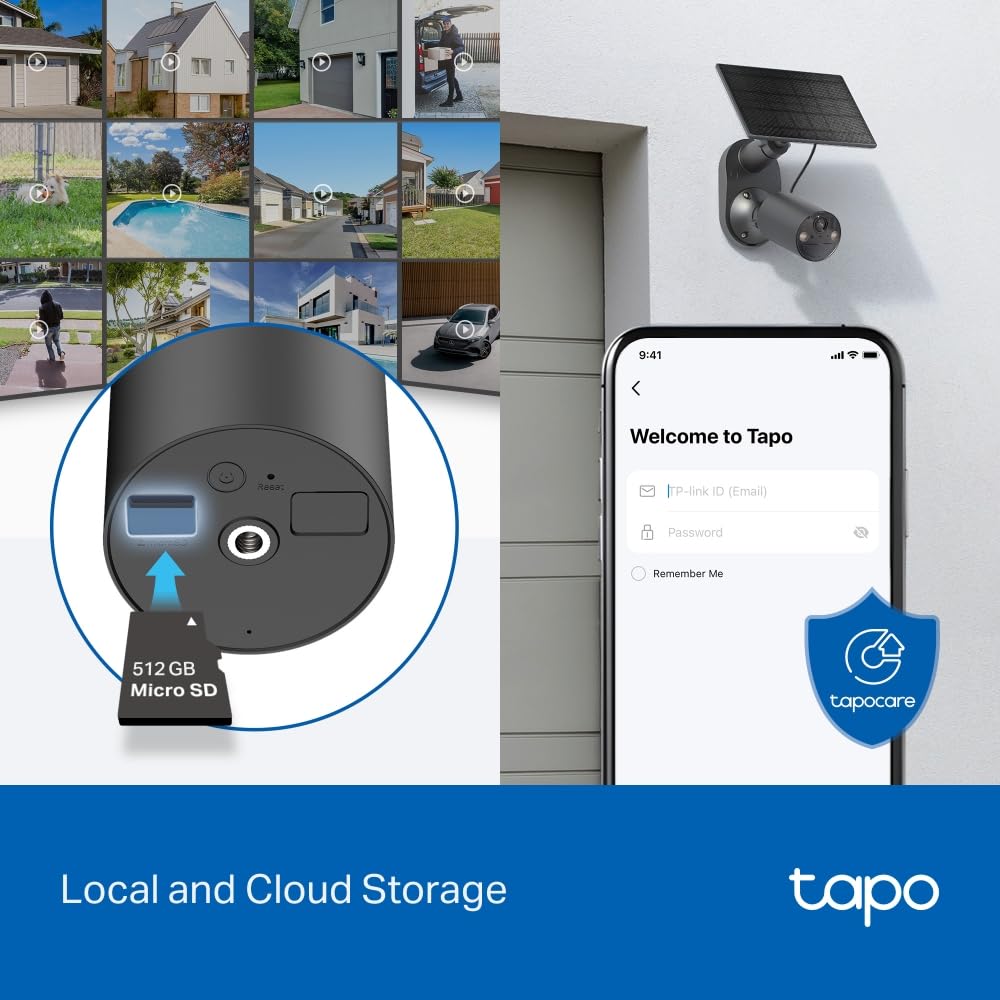 Tapo 2K QHD Wireless Indoor/Outdoor Smart Security Camera