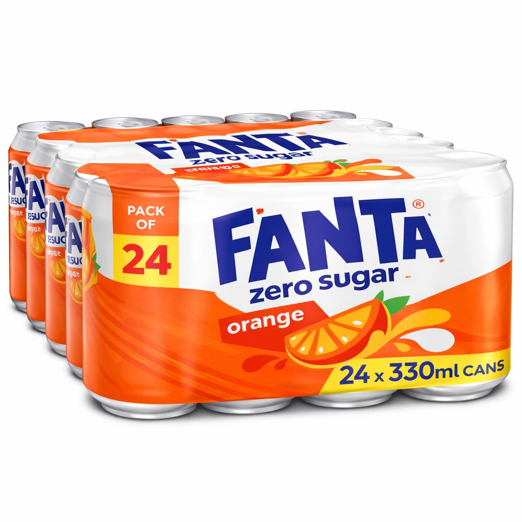 Fanta Fruit Twist Soft Drink Cans, 8 x 330 mL