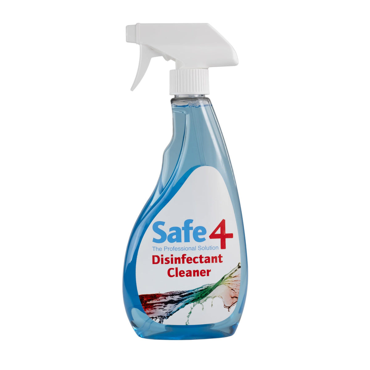 Safe4 Professional Surface Disinfectant Ready to Use - Enhanced Formulation,UK Manufactured,for Effective Virus & Bacteria Protection (500ml,Pack of 1,Apple)