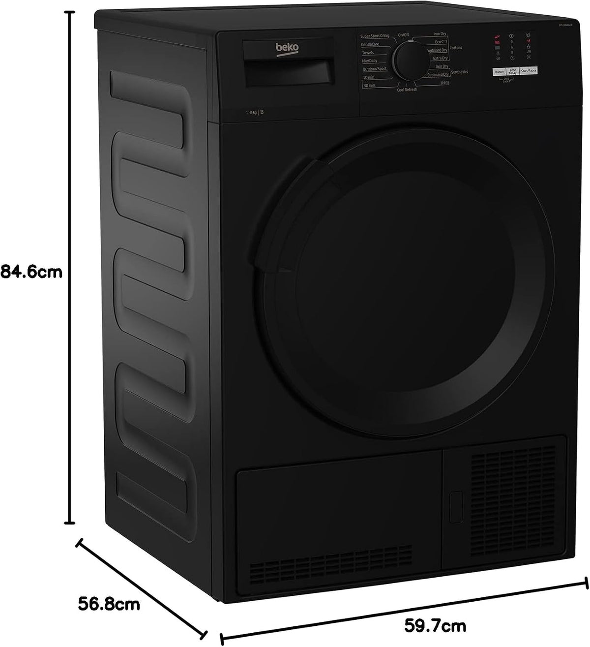 Beko 8kg Condenser Tumble Dryer - DTLCE80051B