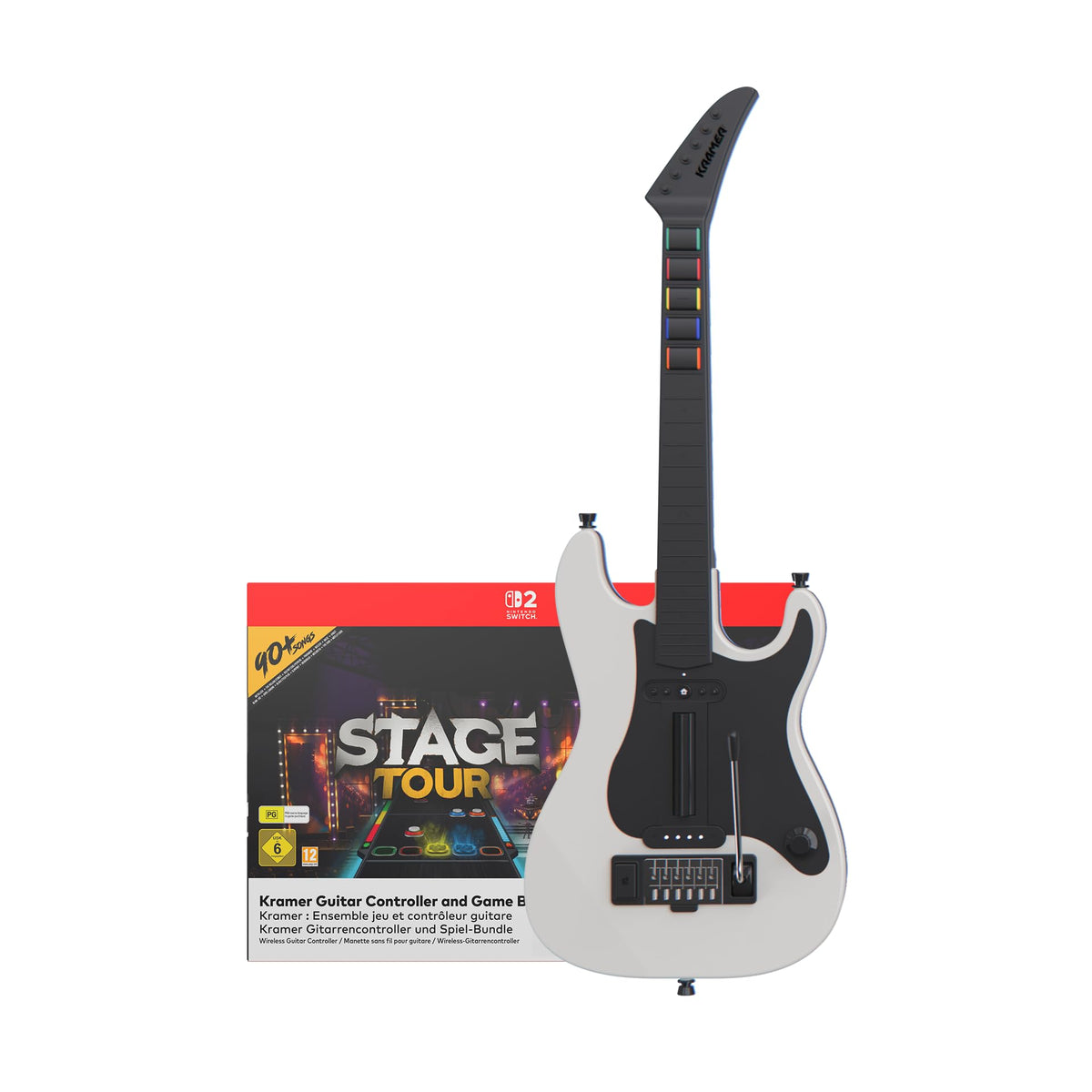 Stage Tour Game + Kramer Guitar Controller Bundle for PlayStation 5 (Physical Disc)