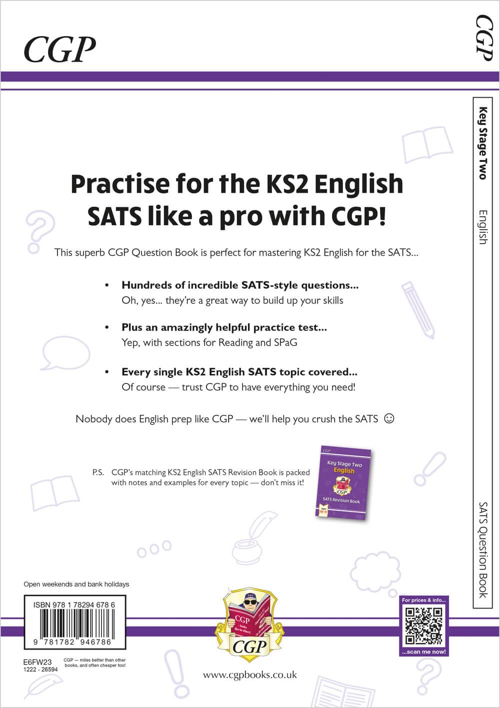 KS2 English Year 6 SATS Question Book (for the 2027 tests) (CGP SATS English)