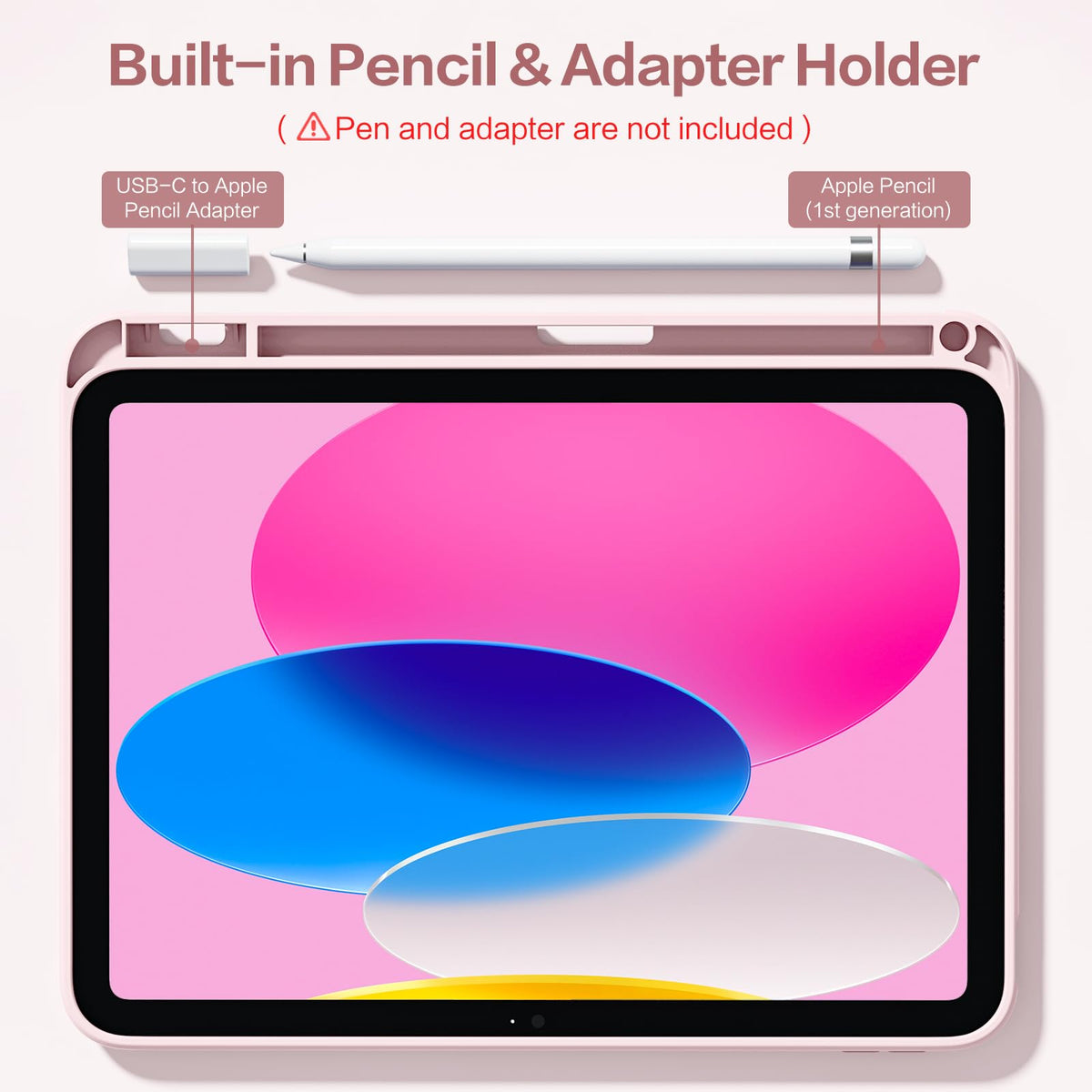 Vobafe Case for iPad A16 11th Generation 11 Inch 2025/iPad 10th 10.9" 2022