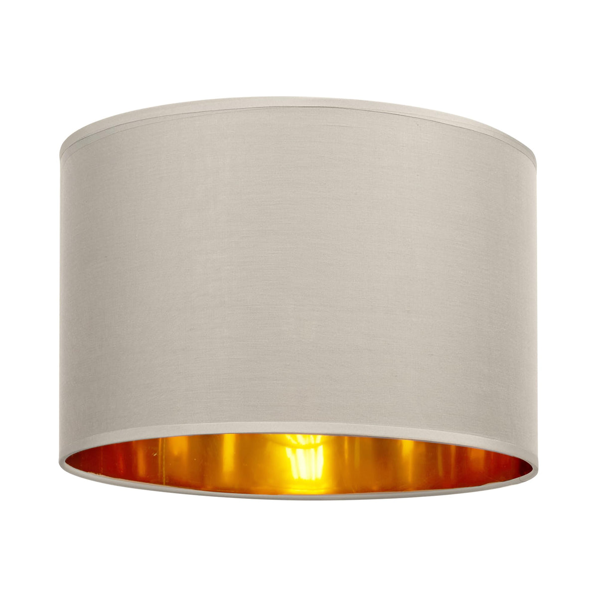 GIGGI Fabric Lamp Shades with Golden Inner Light Shade Ceiling – Modern Lampshades for Ceiling Lights, Lamp Shades for Table Lamps, Floor Lamps, Living Room, Bedroom, Home Décor (Green, 12")