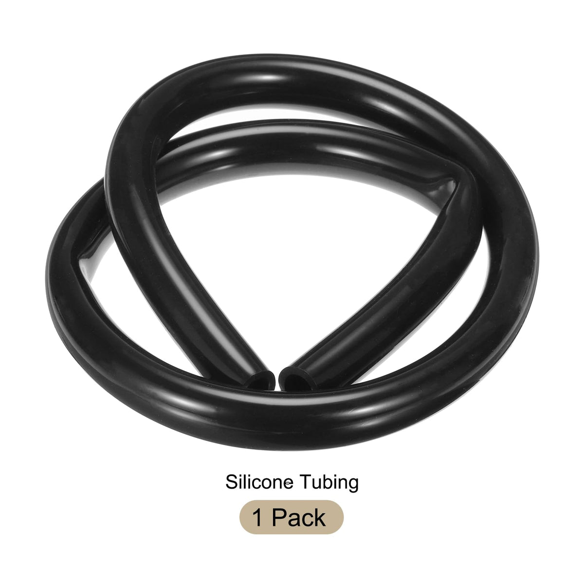 3.3ft Silicone Tubing 4mm ID 6mm OD Clear Industrial Plastic Tubing Pure Silicone Hoses for Pump Siphoning Draining Irrigation Brewing, 1/4"