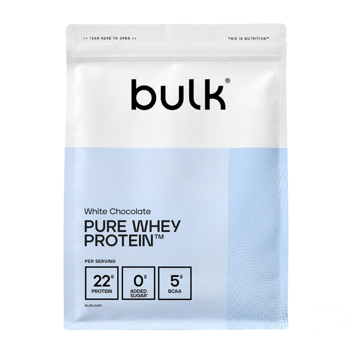Bulk Pure Whey Protein Powder, Vanilla, 1kg