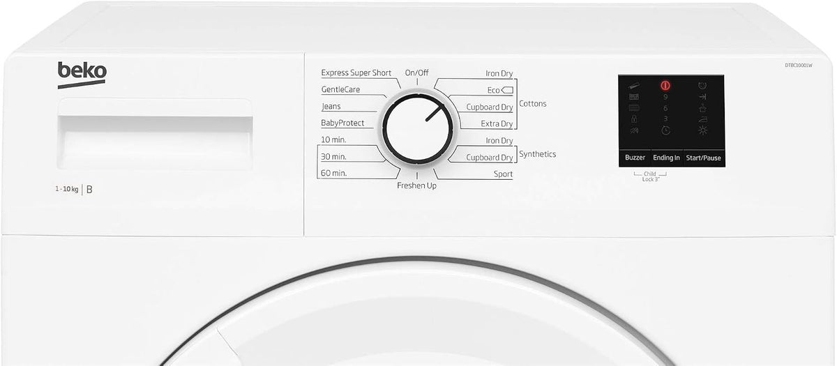 Beko DTBC10001W 10kg Condenser Tumble Dryer - White