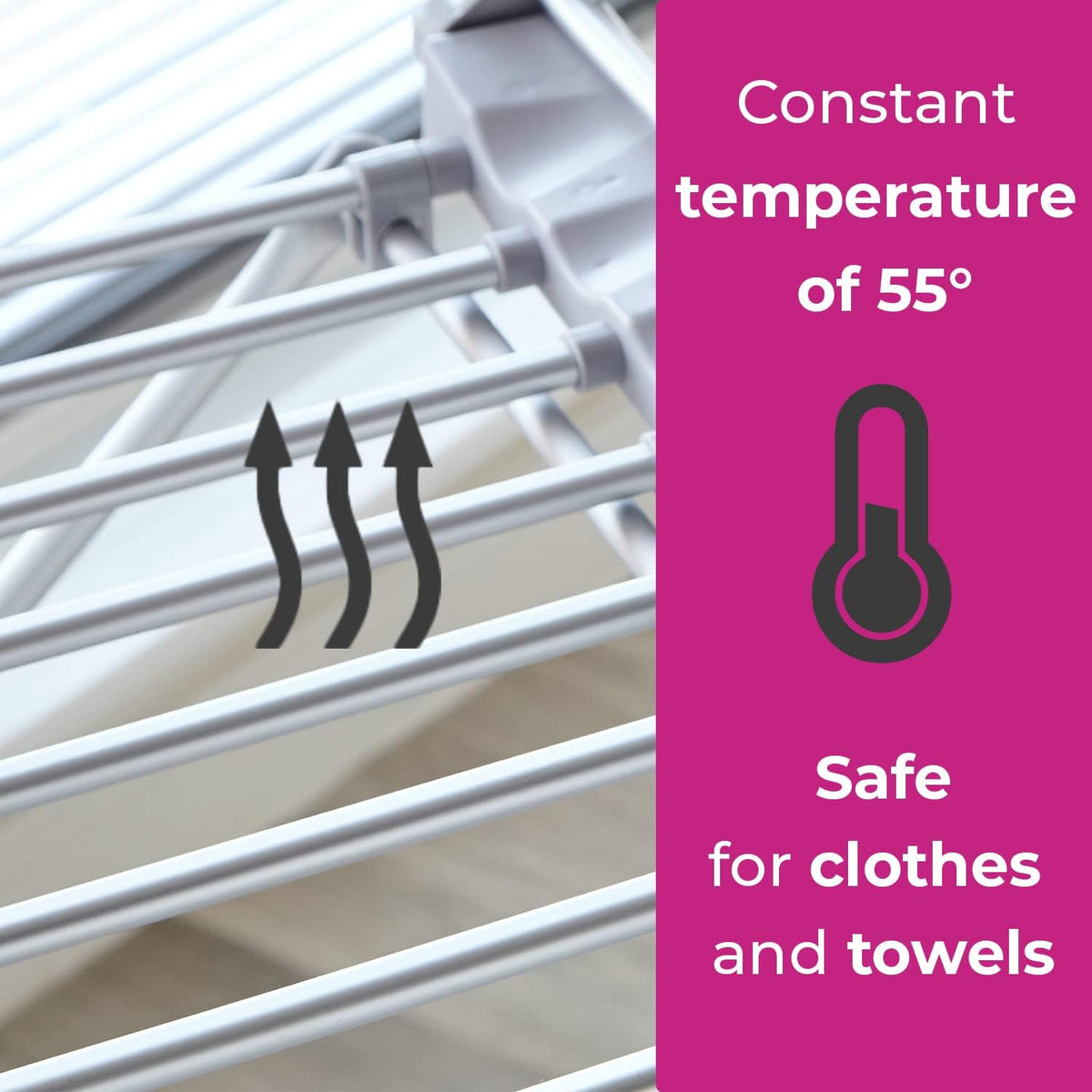 Neo Indoor Electric Winged Airer Folding Foldable Laundry Clothes Portable Cloth Heat Heated Rack Dryer