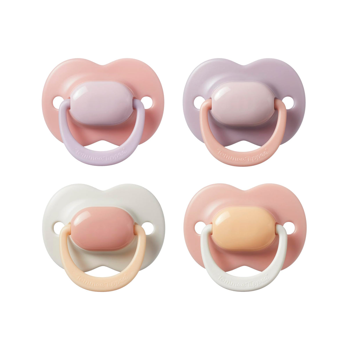 Tommee Tippee Ultimate Fit Orthodontic Dummy 6-18m Silicone Pack of 4