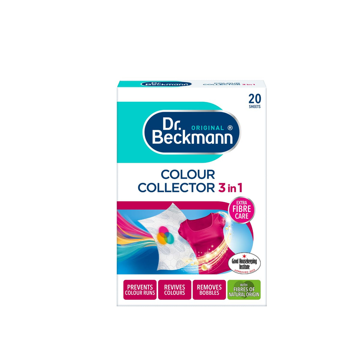 Dr. Beckmann Colour Collector All in 1, Stops Colour Runs, 50 Sheets