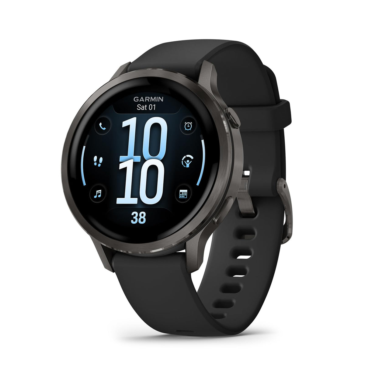 Garmin Venu 4, 45mm GPS smartwatch, Black