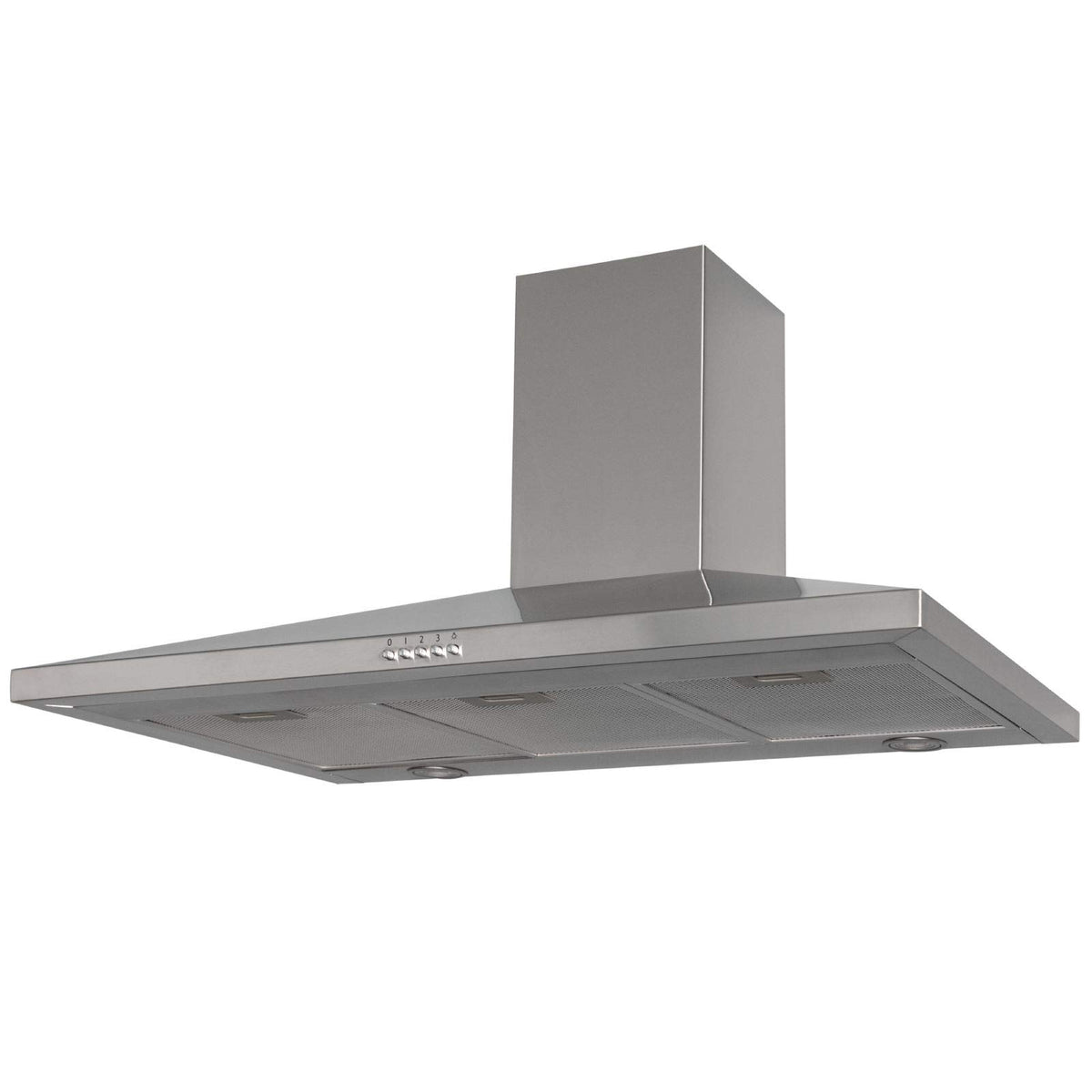SIA 60cm Chimney Cooker Hood Kitchen Extractor Fan, Black, CHL60BL