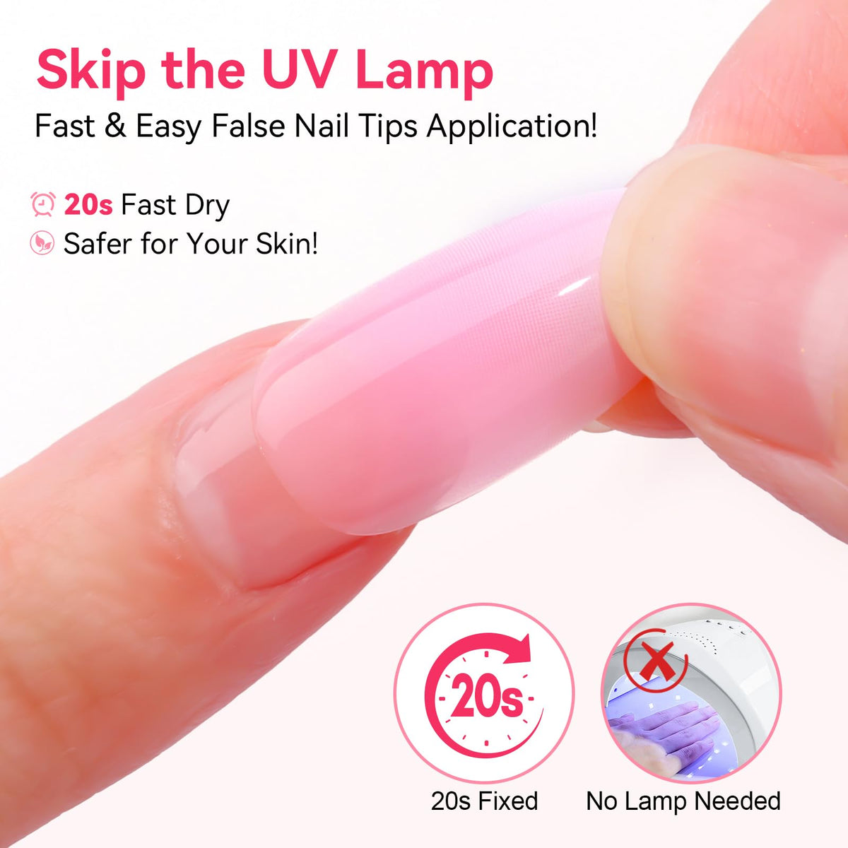 Makartt Nail Glue Extra Strong, New Super Semi Solid for Press-On Nails