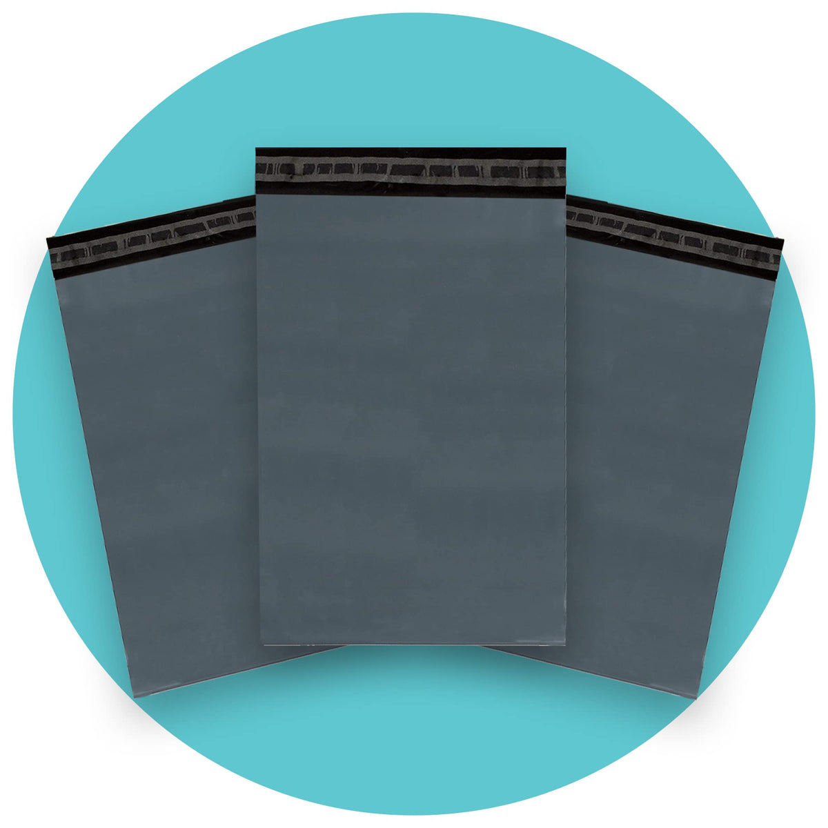 Triplast 6 x 9-Inch Plastic Mailing Postal Bag - Grey (Pack of 100)