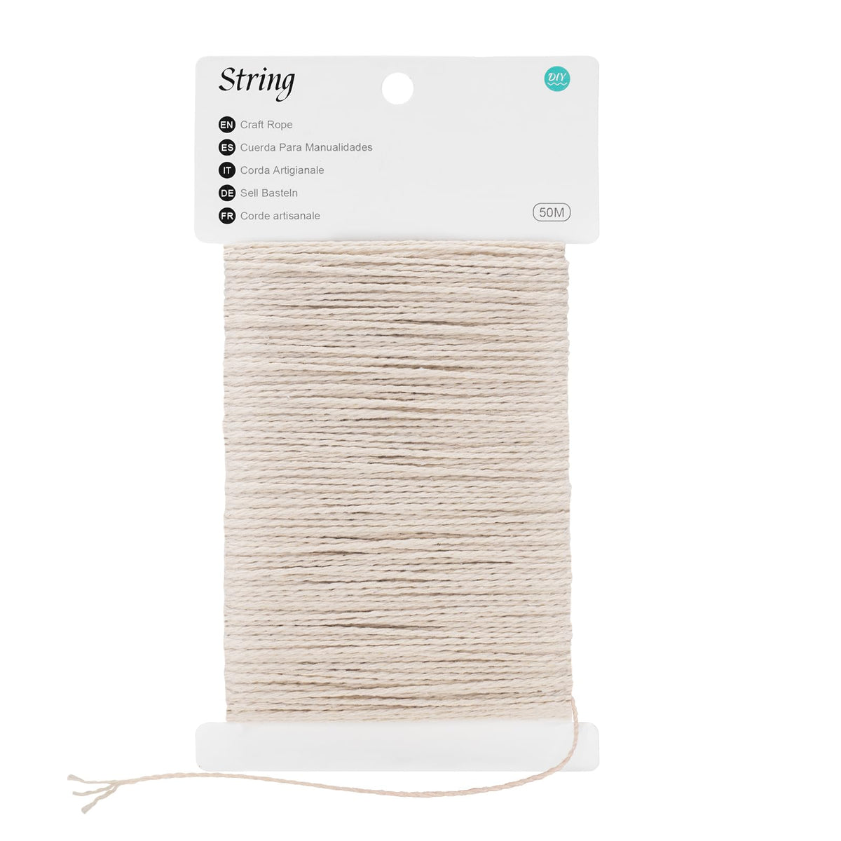 jijAcraft 4MM White Macrame Cord: 100M Cotton String Twine for Crafts