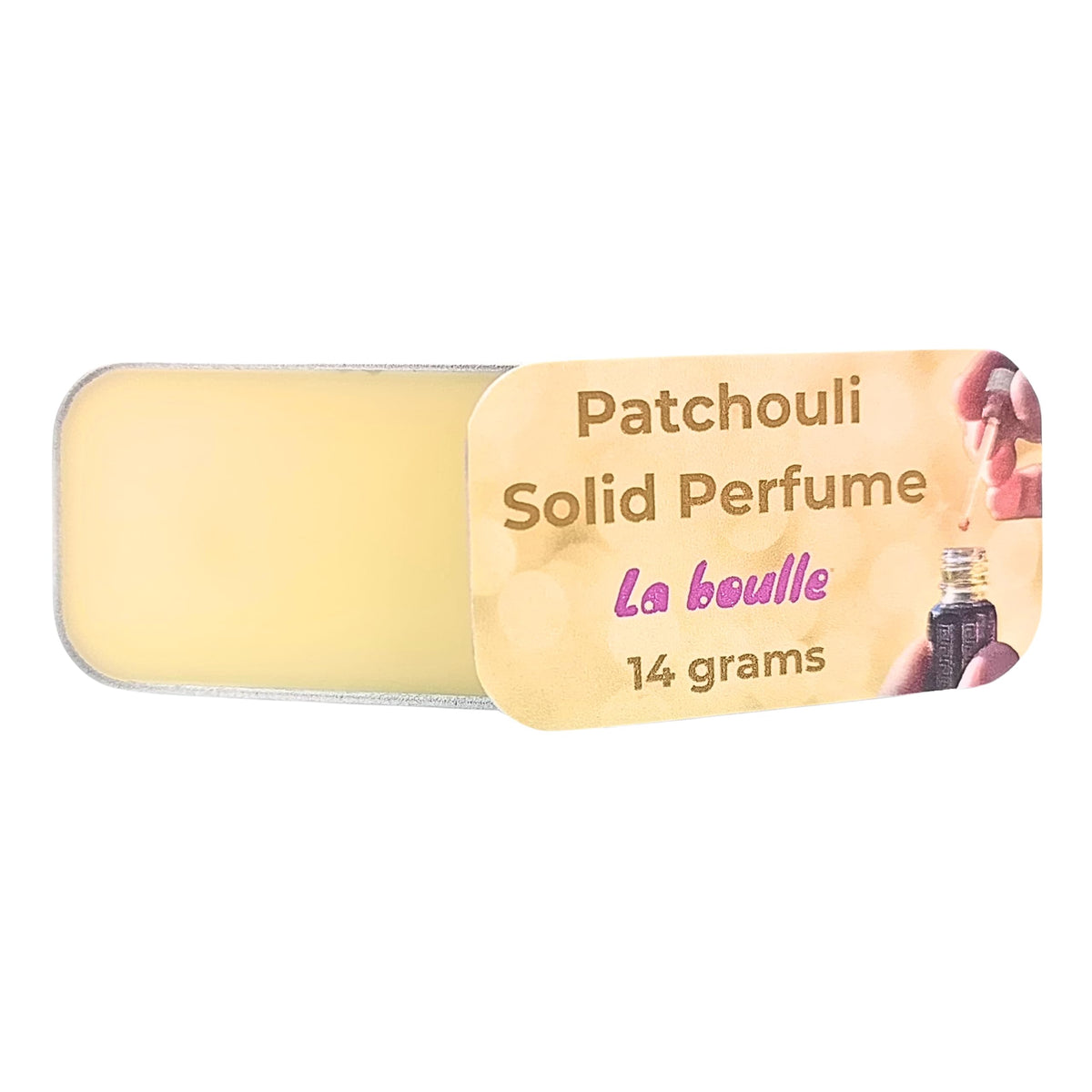 Sandalwood Solid Natural Perfume Balm. For sensitive skin. Handmade in UK.