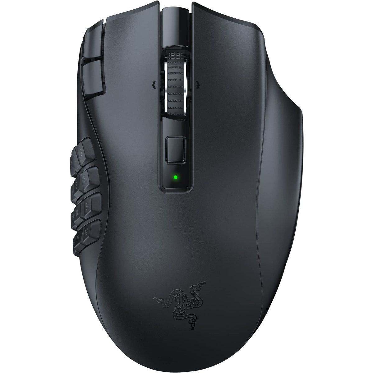 Razer Naga X - Ergonomic MMO Gaming Mouse with 16 Programmable Buttons (2nd Gen Optical Mouse Switches, Advanced 5G Optical Sensor, 85g Ergonomic Design, RGB Chroma, Speedflex Cable) Black
