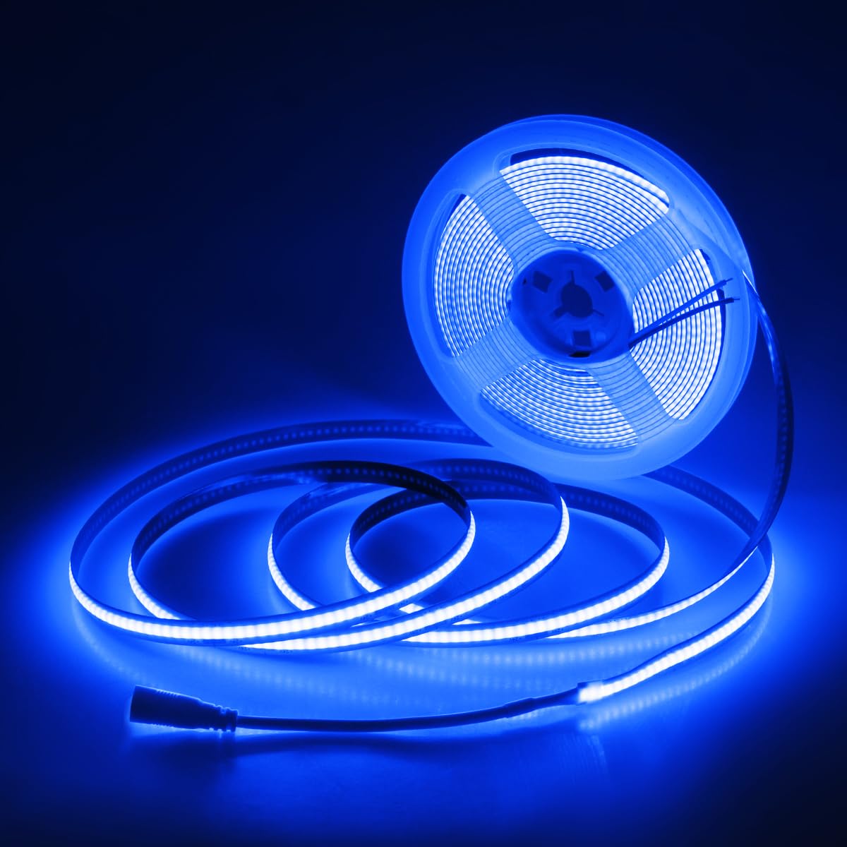Aclorol 12V Red LED Lights for Bedroom 5M Fleixible COB LED Strip Light