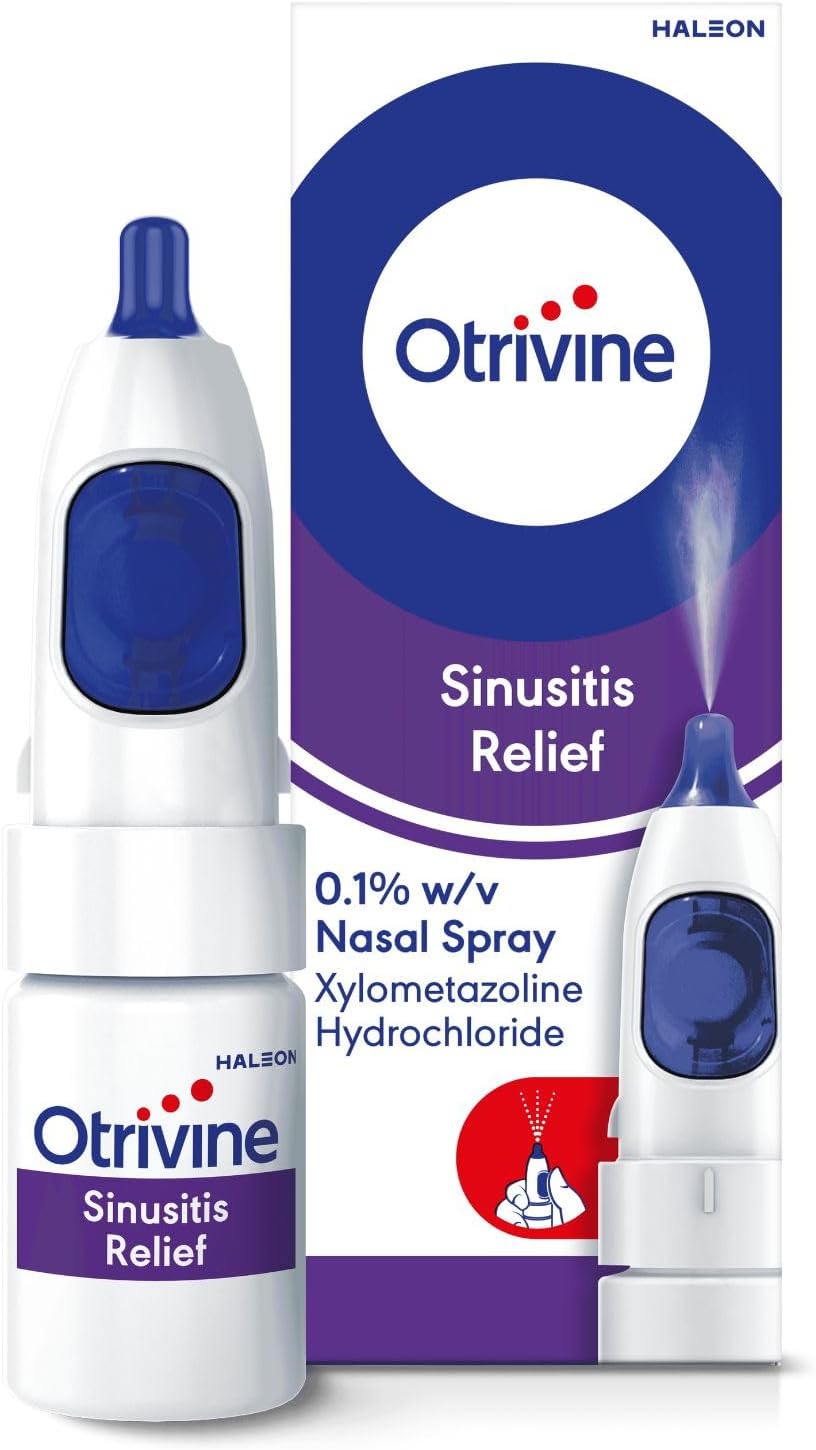 Otrivine Fine Nasal Mist Decongestant Nasal Spray, Blocked Nose Relief 10 ml