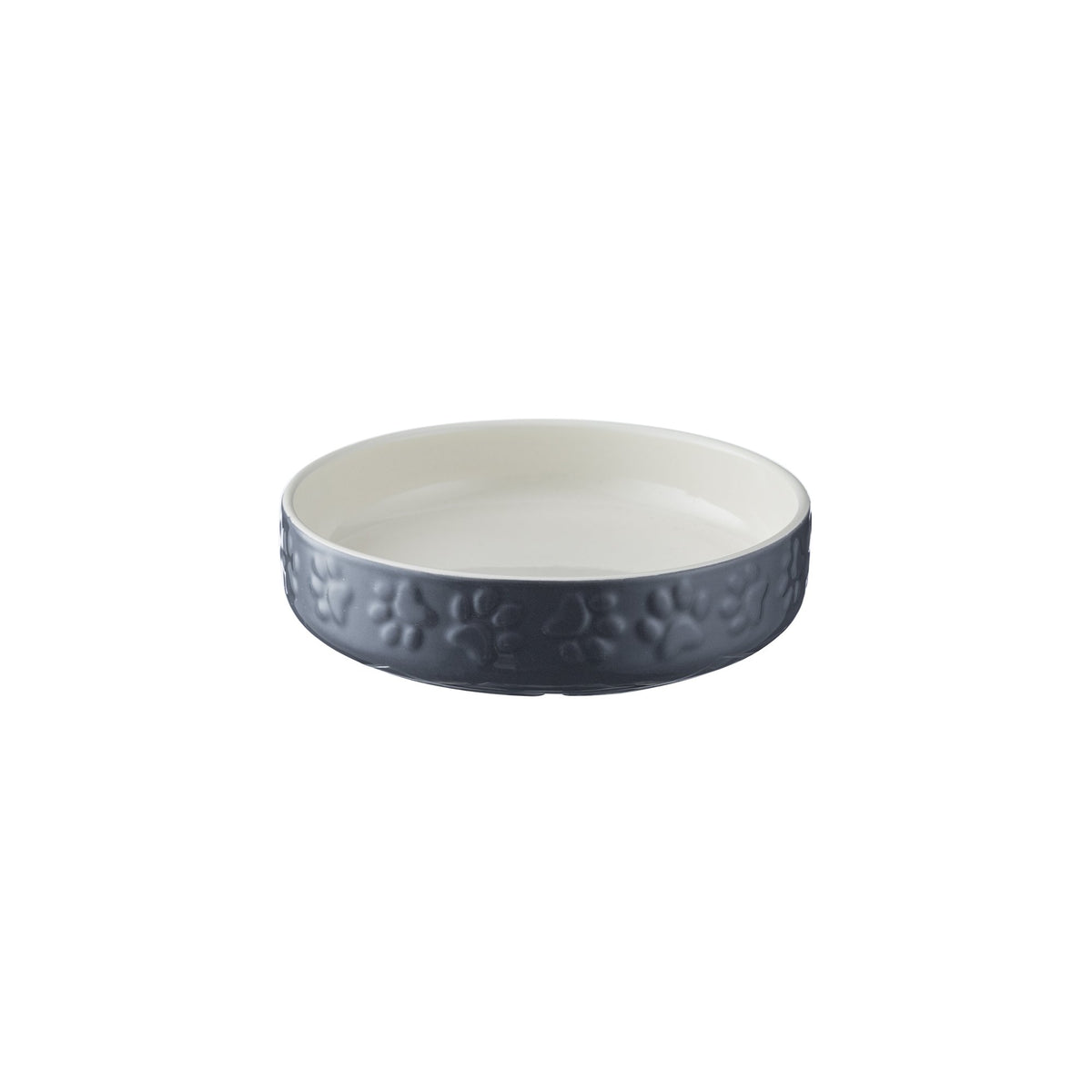 Mason Cash Colour Mix Cream Cat Saucer 13cm |200ml Durable Stoneware Pet Bowl for Food & Water | Dishwasher, Freezer & Microwave Safe
