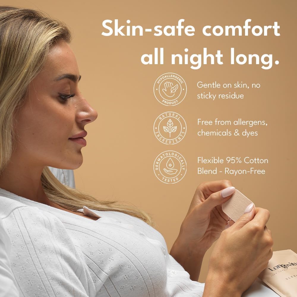 Longevity Sleep Tape, 30 Strips (Beige)