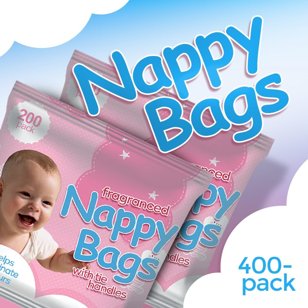 ZYBUX - Jumbo Packs Fragranced Nappy Disposable Bags (4x200) - 800 bags