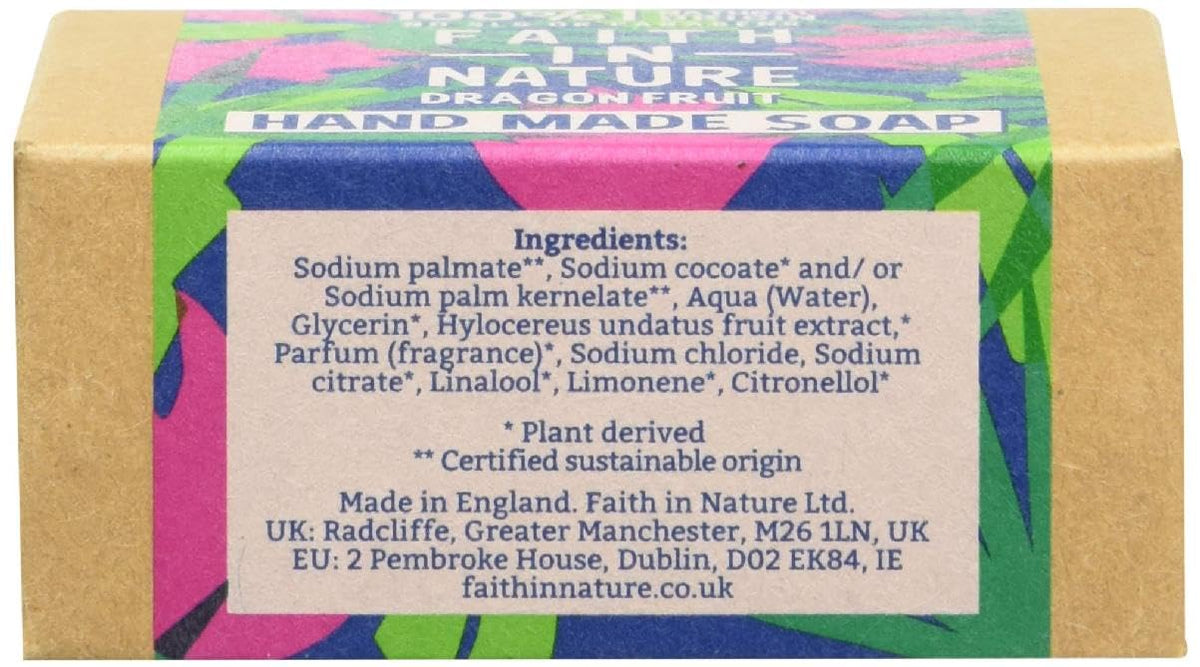 Faith In Nature Natural Coconut Hand Soap Bar, Hydrating, Vegan & Cruelty Free, No SLS or Parabens, 100g