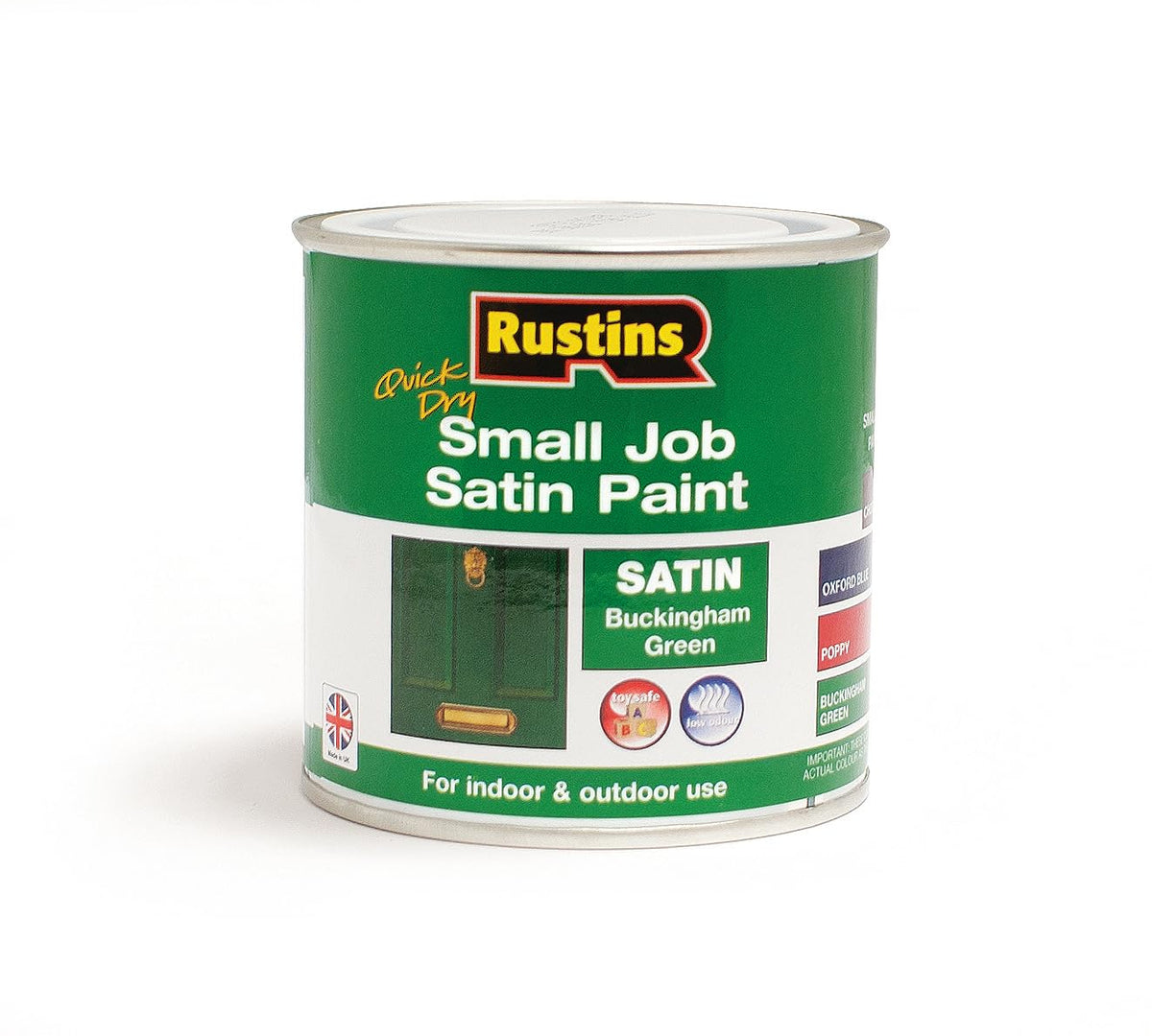 RUSTINS Small Job Satin Paint Chocolate 250ml