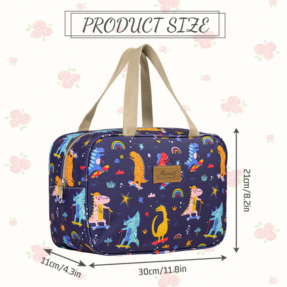 Aucuu Toiletry Bag, Large Full Size Toiletry Bag, Travel Hand-Held Make up Wash Bags, Portable Waterproof Toile-Try Kit, Bathroom Storage Case, Cosmetic Organizer for Travel, Camping for Women Girl