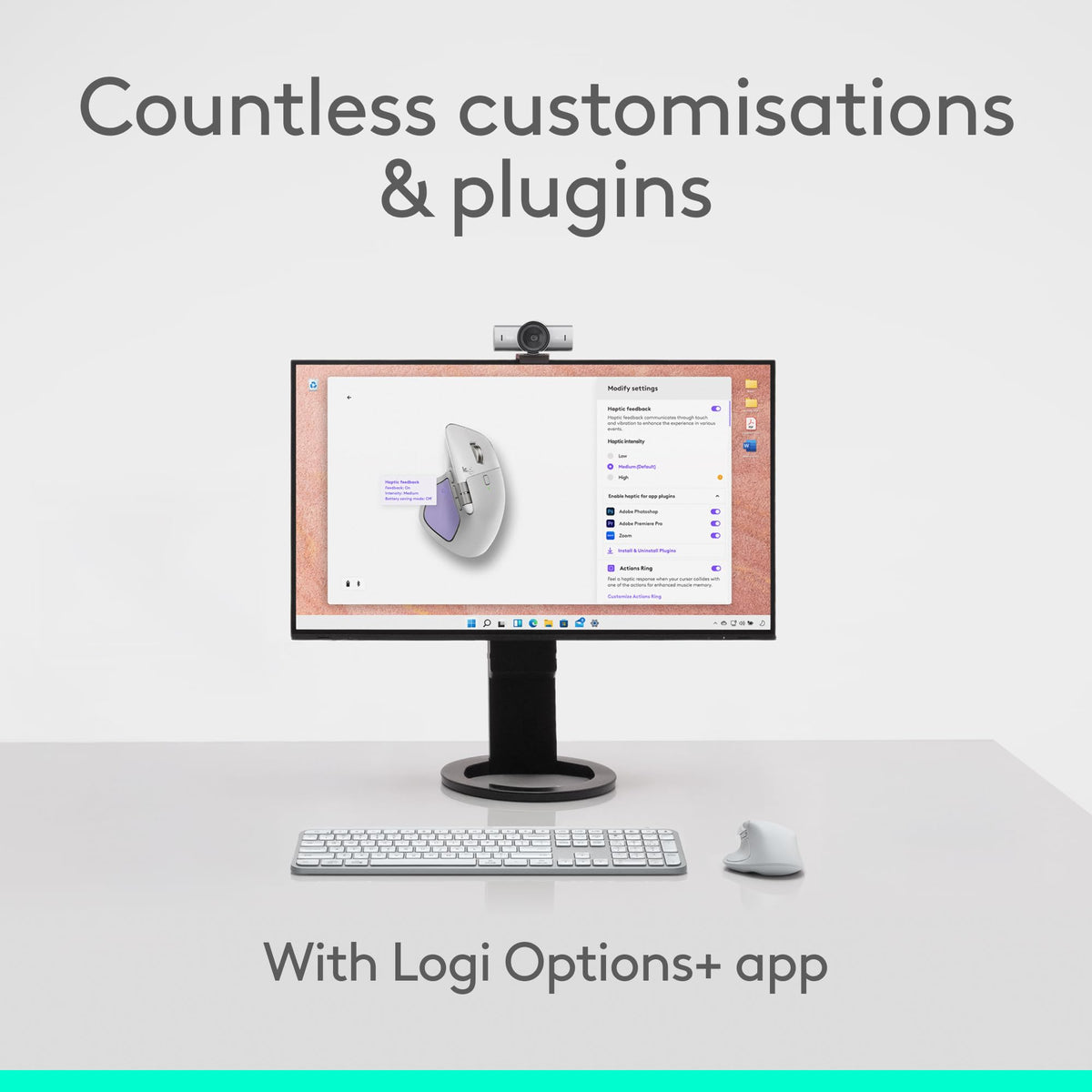 Logitech MX Master 4, Ergonomic Wireless Mouse