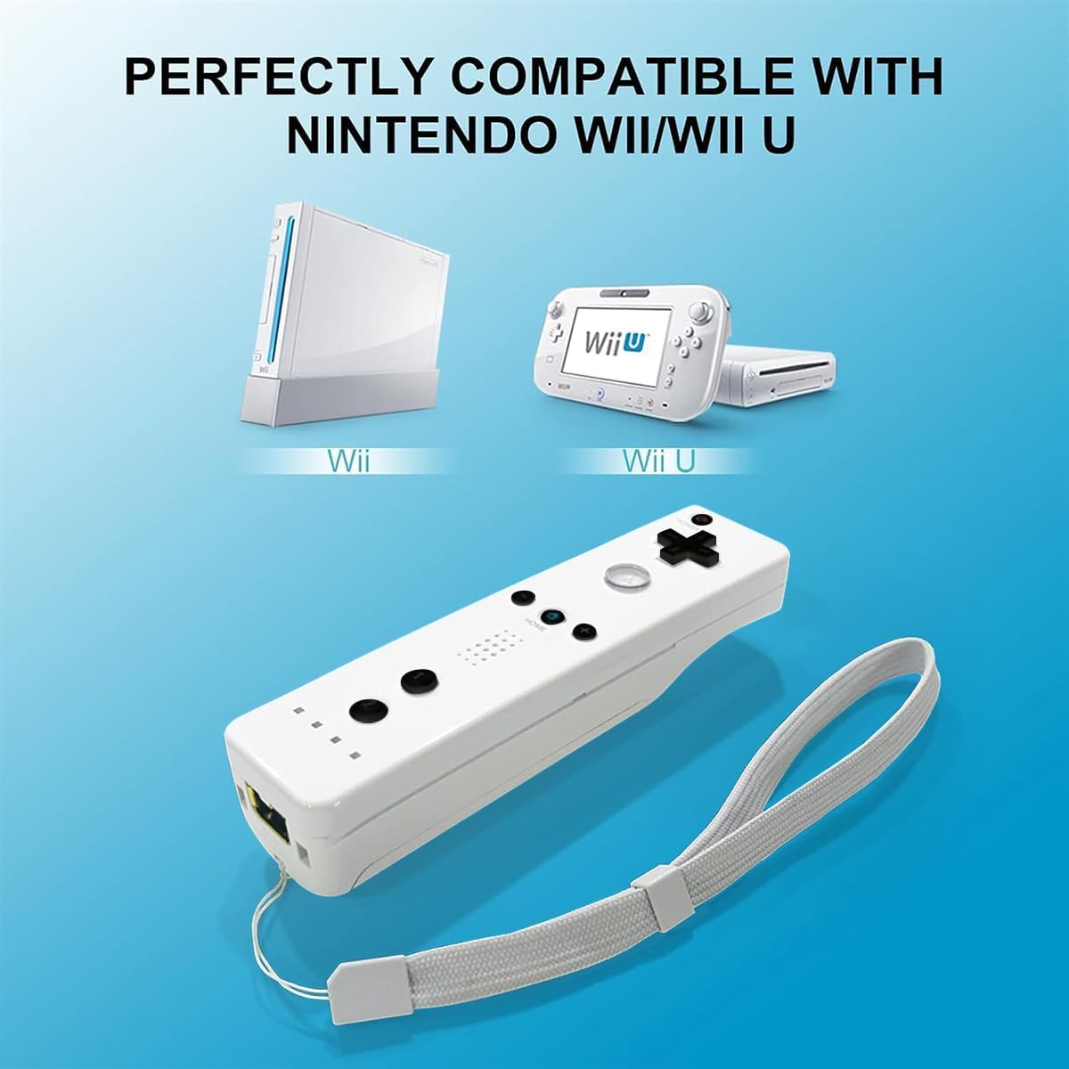 Wii Controller 2 Pack,Remote Controller Compatible with Nintendo Wii/Wii U