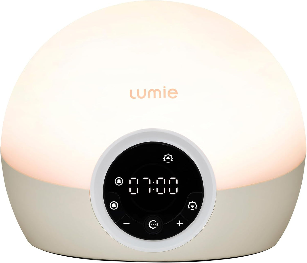 Lumie Bodyclock Spark 100 Wake-Up Light Alarm Clock, White