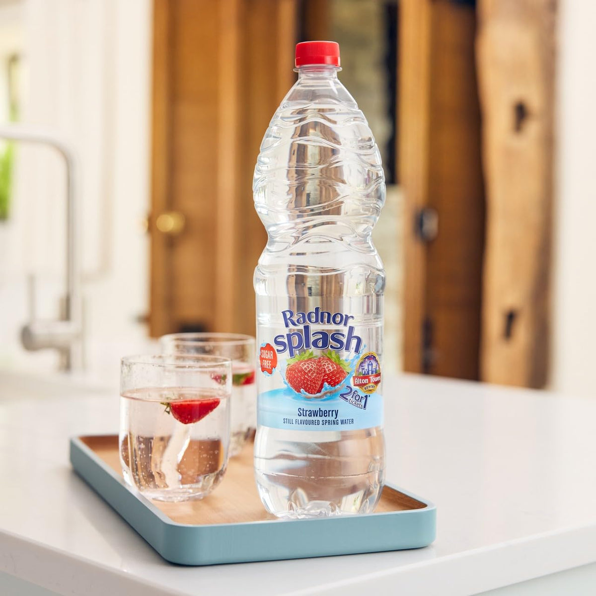 Radnor Splash Flavoured Water Sugar Free 500ml - Pack of 24 (Strawberry)