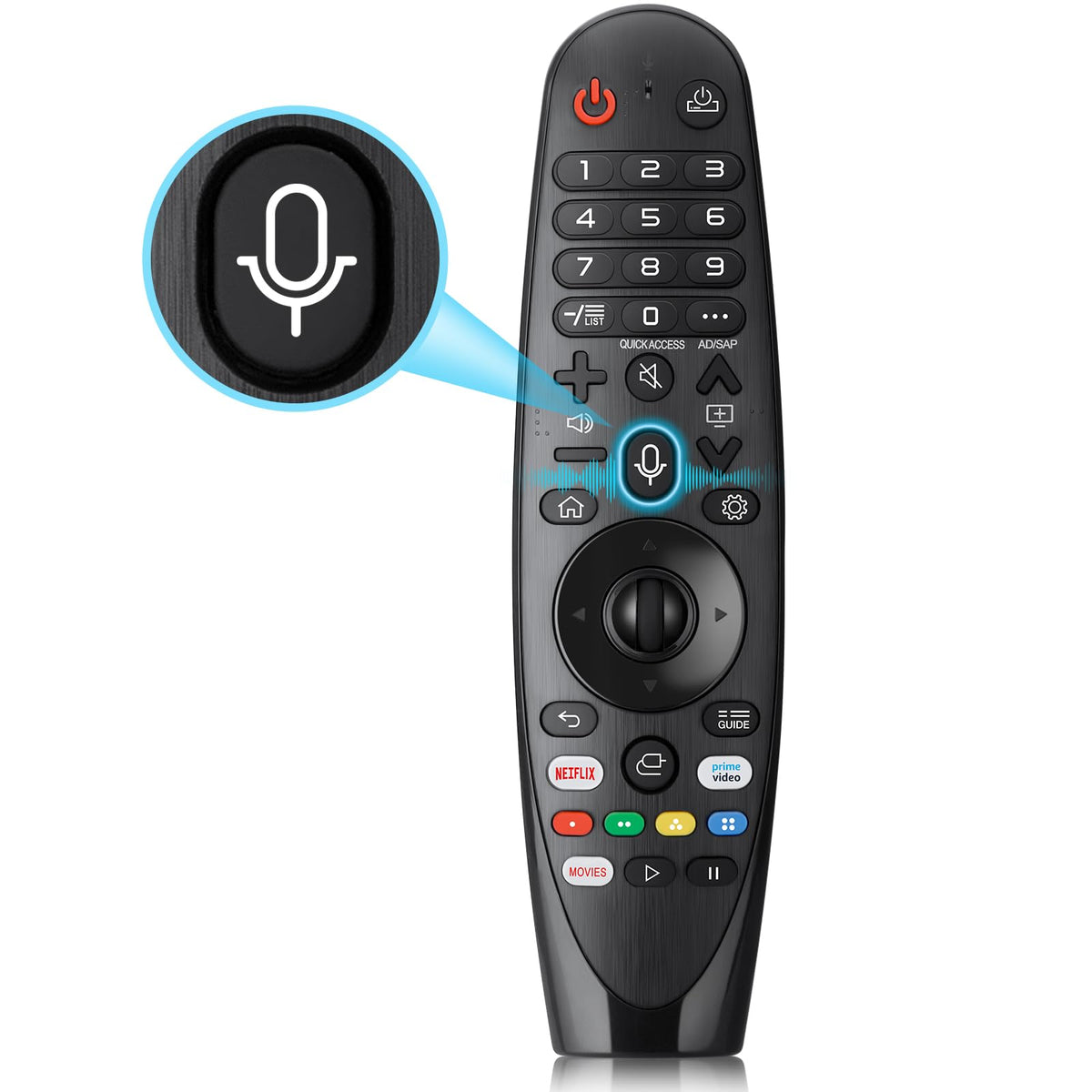 Universal-for-Samsung-Smart-TV-Remote, for Samsung Curved Qled Frame 4K TV