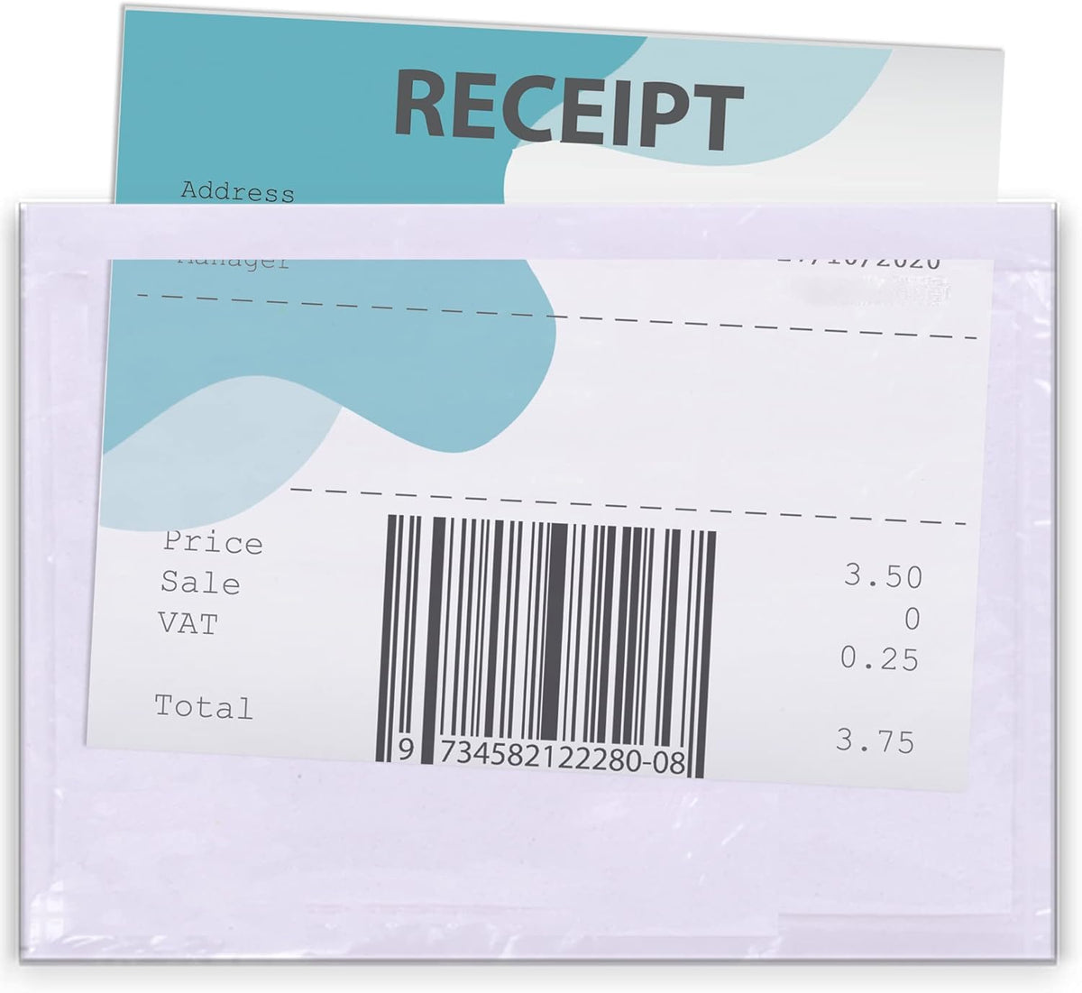 Triplast 1000 x A7 Plain Document Enclosed Wallet (95 x 125 mm) | Peel & Seal Clear Plastic Envelopes/Sleeves/Pockets/Wallets | Attach Invoices, Packing Lists & Delivery Notes to Parcels