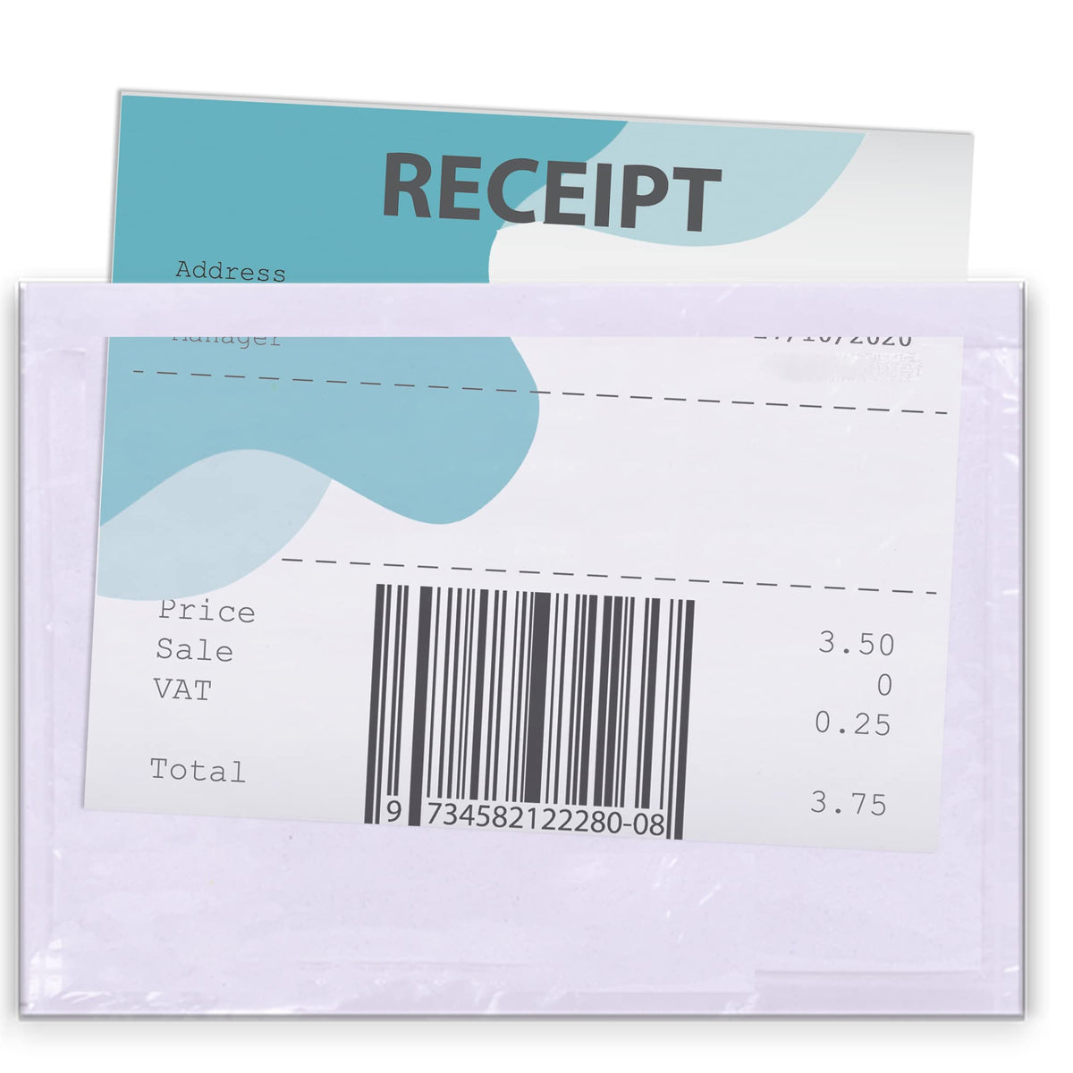 Triplast 1000 x A7 Plain Document Enclosed Wallet (95 x 125 mm) | Peel & Seal Clear Plastic Envelopes/Sleeves/Pockets/Wallets | Attach Invoices, Packing Lists & Delivery Notes to Parcels